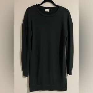 EUC Aritzia Wilfred Free Lightweight Green Sweater Dress Long Sleeve Size XXS